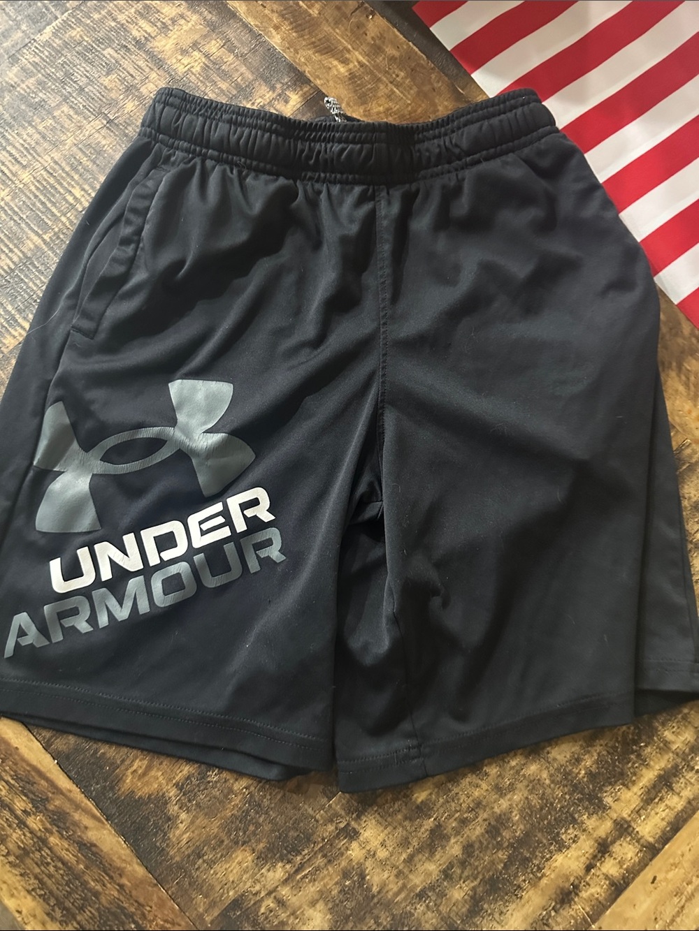 Under Armour Boy’s Black Athletic Shorts